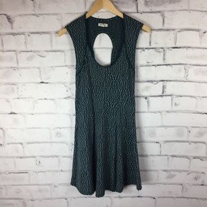 Silence + Noise green print dress